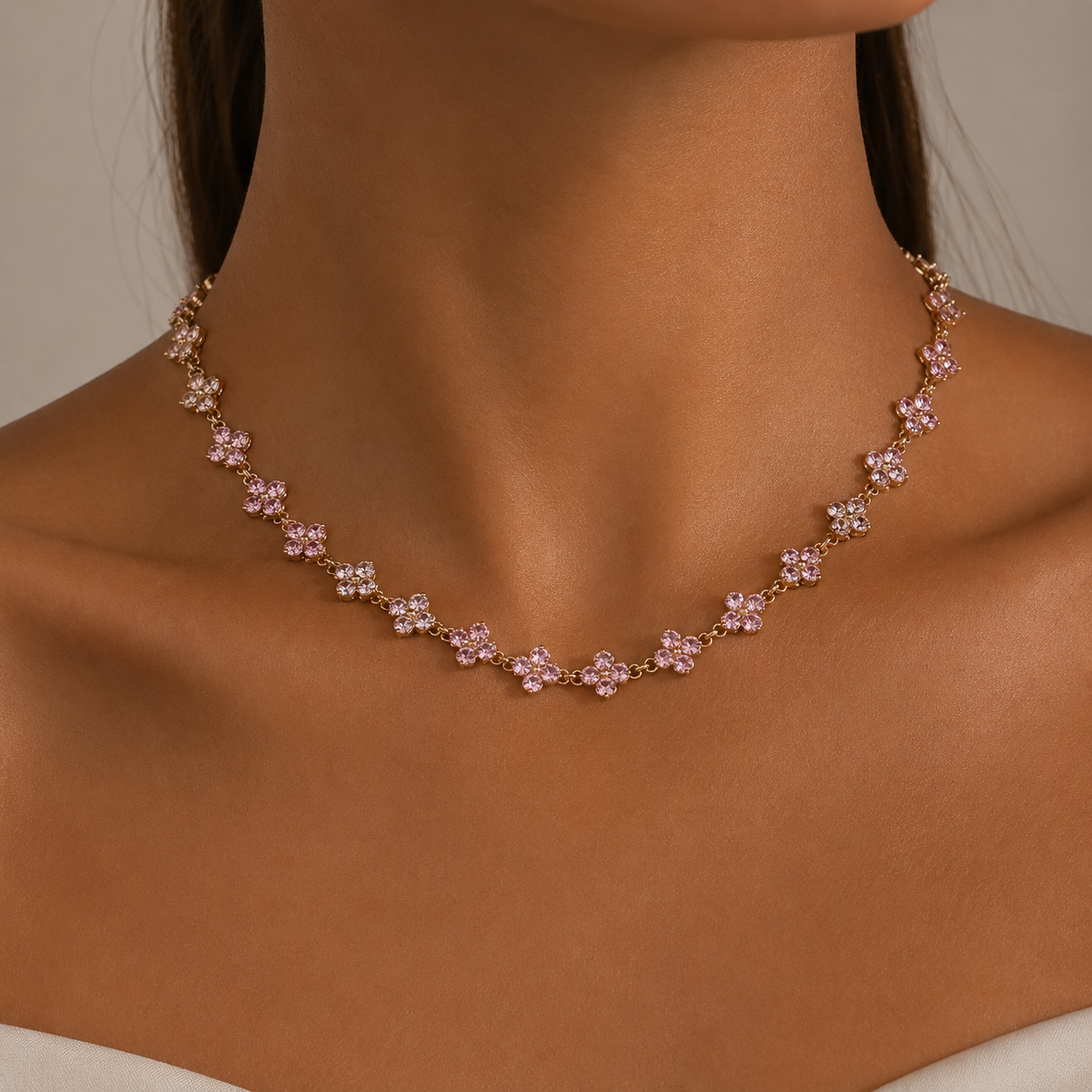Collier éclat floral 🌸
