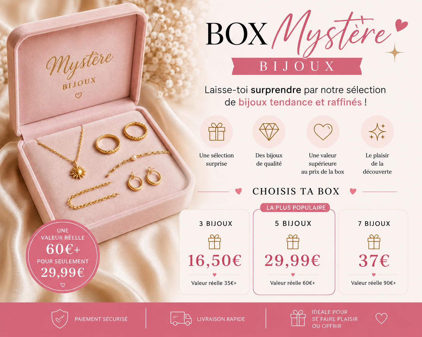 Box Mystère bijoux 🎁 !